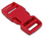 B-SR-01 1000 Red Dual Adjusting Side Release Buckle